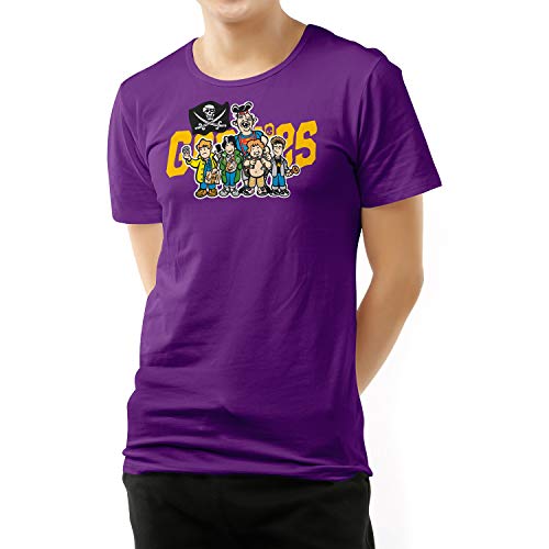 DibuNaif Camiseta Los Goonies (Púrpura, M)