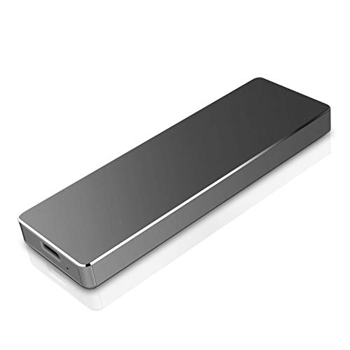 Disco Duro Externo 2tb Type C USB 3.1 Disco Duro Externo para PC, Mac, MacBook, Chromebook, Xbox (2tb, Negro)