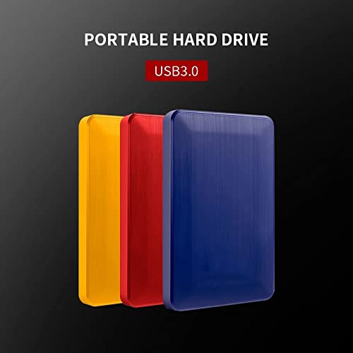 Disco duro externo de 1 TB/500 GB/120 GB/80 GB, USB 3.0 almacenamiento de copia de seguridad portátil, adecuado para PC, escritorio, ventana, Macbook, PS4, Xbox One (160 GB, azul)
