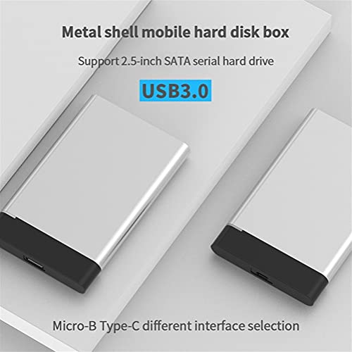 Disco duro externo de metal de 2 tb/500 gb/320 gb/120 gb, USB 3.0 de 2,5 pulgadas de almacenamiento de copia de seguridad, apto para PC de escritorio, ordenador portátil, Ps4, Xbox (1 TB)