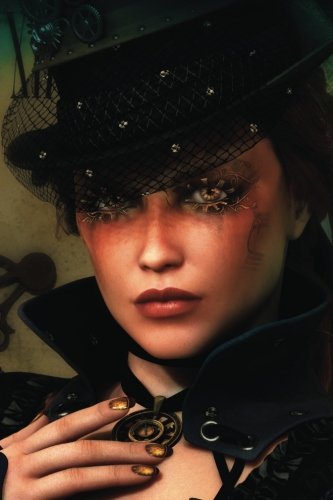 Discordian Damsel Steampunk Notebook: Volume 71 (Science Fiction 150) [Idioma Inglés]