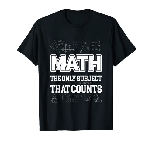 Diseño de matemáticas para los fanáticos de los juegos de matemáticas y las tarjetas flash de matemáticas | Mat Camiseta