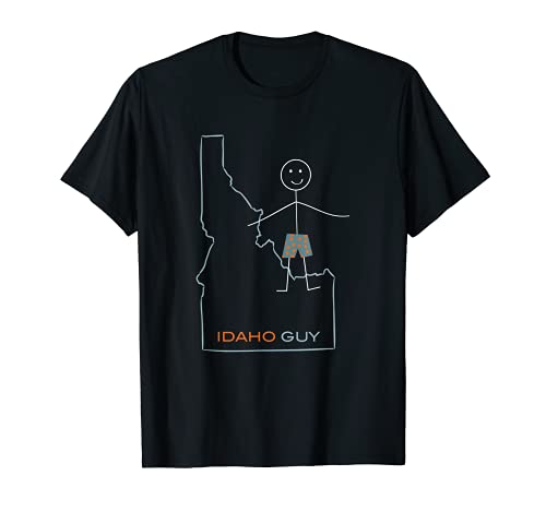 Divertido diseño Idaho para hombre, ID Boys Idaho Souvenir Camiseta