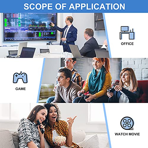 Divisor HDMI 4K, Divisor HDMI Automático de Aluminio 1 Entrada 2 Salidas, splitter HDMI Admite 4K 3D y 1080P, para Reproductor de Blu-Ray, HDTV, Reproductor de Red, PS3 / 4, XBox, STB Digital