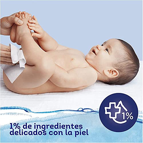 Dodot - Toallitas Aqua Pure para Bebé, 99 % Agua, 1.296 Toallitas, 27 Paquetes (27 x 48)