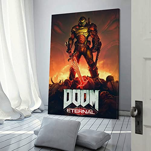 Doom Eternal - Póster decorativo para pared (40 x 60 cm)