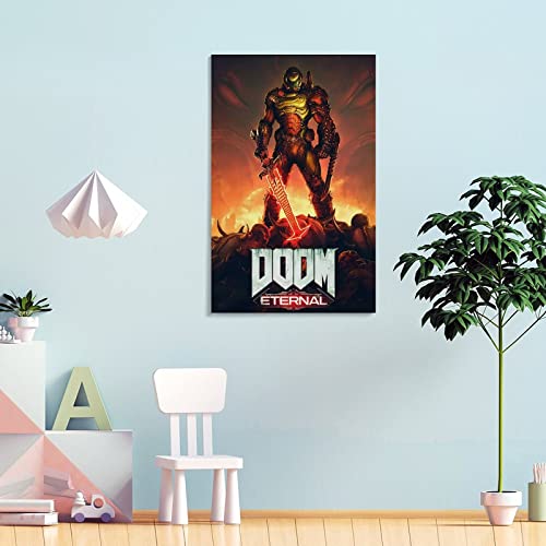 Doom Eternal - Póster decorativo para pared (40 x 60 cm)