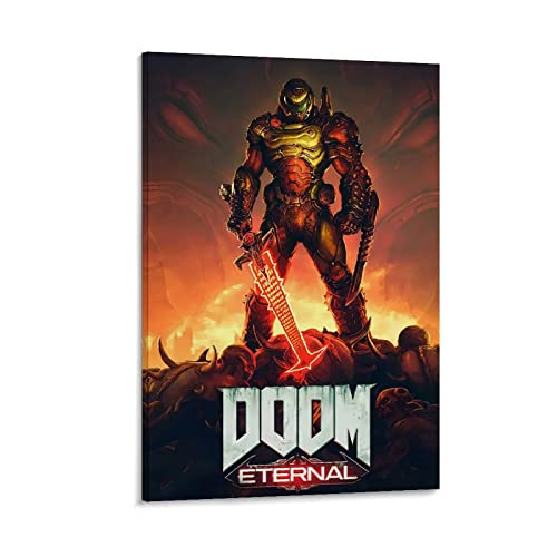 Doom Eternal - Póster decorativo para pared (40 x 60 cm)