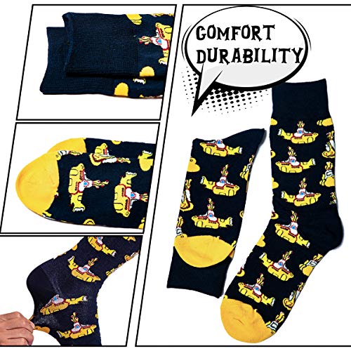 DOUBLE M, Pack Calcetines Estampados Hombre Mujer, Calcetines Divertidos y Elegantes, de Algodón, Talla única 39 a 44