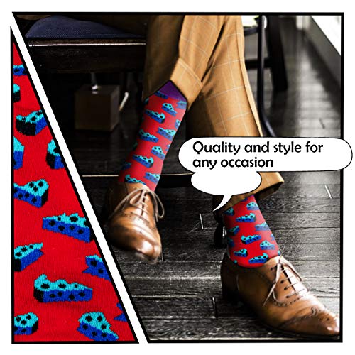 DOUBLE M, Pack Calcetines Estampados Hombre Mujer, Calcetines Divertidos y Elegantes, de Algodón, Talla única 39 a 44