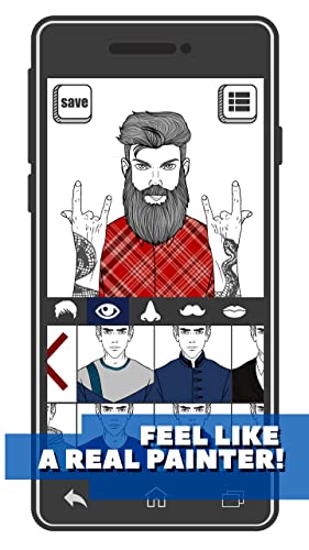 Draw Your Hipster Portrait Sketch: Picture Editing App for Boys and Girls