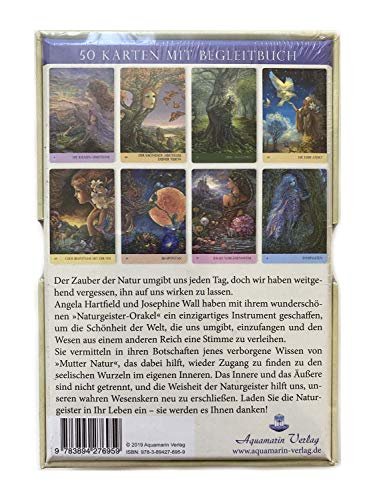 dsnetz Natural Fantasma de Orakel Orakel Tarjetas 50 Tarjetas Libro Acompañamiento | Ritual Altar Accesorios | Esoterik Regalos Günstig Online Comprar