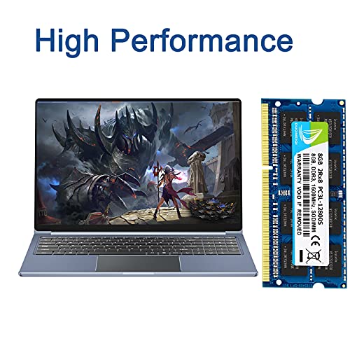 DUOMEIQI 16GB (2 x 8GB) Kit DDR3 / DDR3L 1600MHz SODIMM RAM PC3 / PC3L 12800S 2Rx8 1.35V /1.5V CL11 204 Pines RAM sin ECC para computadora portátil sin búfer