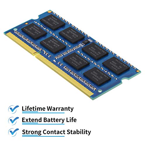 DUOMEIQI 4GB DDR3L 1600MHz PC3-12800 Unbuffered Non-ECC 1.35V CL11 2Rx8 Dual Rank 204 Pin SODIMM Portatil Memoria Principal Module Upgrade