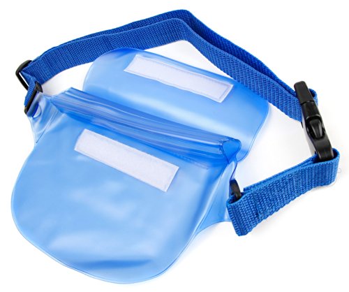 DURAGADGET Riñonera Azul para Pokémon Go Plus - Resistente Al Agua - ¡Ideal para El Mar Y Piscina!