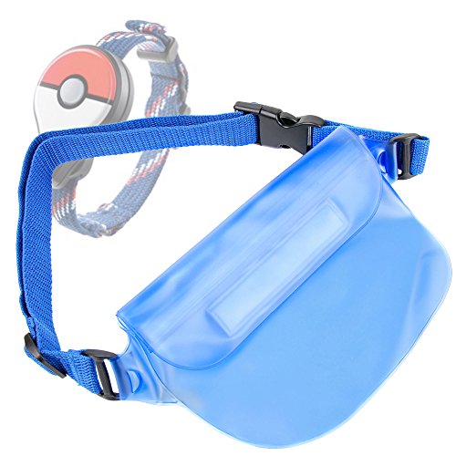 DURAGADGET Riñonera Azul para Pokémon Go Plus - Resistente Al Agua - ¡Ideal para El Mar Y Piscina!