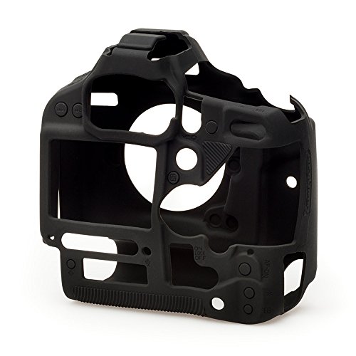 Easycover cámara de Silicona Armor Skin para cámara réflex Digital Canon EOS 1DX, MKII. Negro Funda.