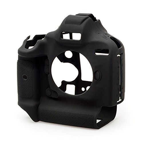 Easycover cámara de Silicona Armor Skin para cámara réflex Digital Canon EOS 1DX, MKII. Negro Funda.