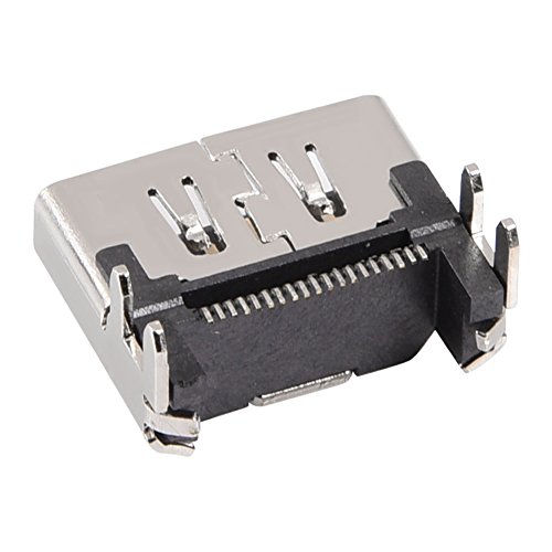 Eboxer 5Pcs Conector HDMI para Sony Playstation 4 1000/1100/1200, Conector de Interfaz de Enchufe de Puerto HDMI para Consola de Sony Playstation 4, Pieza de Repuesto y Reparación para PS4