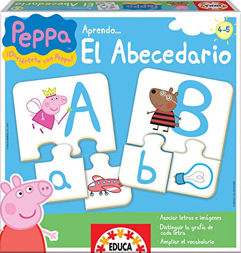 Educa -Los Números Peppa Pig Juego Educativo para Bebés, Multicolor, 22.5 x 22.5 x 4.7 cm (15652)