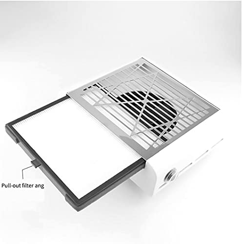 EElabper Cuidado Personal Uñas Vacuum Cleaner reemplazo del Filtro de Filtro de Accesorio multifunción Profesional Plisado Fino Filtro de Polvo para aspiradoras