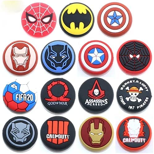 Einuz 2 unids silicona analógico pulgar Stick Grips Joystick cubierta tapa para PS5 PS4 Pro PS3 controlador Thumbstick Cap para Xbox 360 Xbox One Slim X Elite Switch Pro Controller (fifa20)