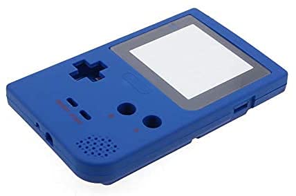 Einuz Carcasa protectora transparente Carcasa de plástico Carcasa Carcasa transparente con botones de repuesto para Gameboy Pocket GBP Game Console (amarillo)