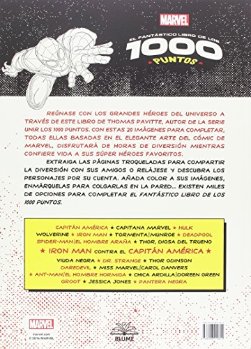 El fantástico libro de los 1000 puntos (Marvel dot to dot)