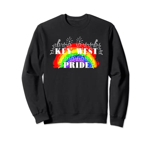 El orgullo de Key West Rainbow para el orgullo gay Sudadera
