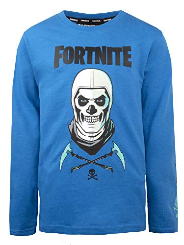 Epic Games Fortnite - Camiseta de manga larga para niño azul 128