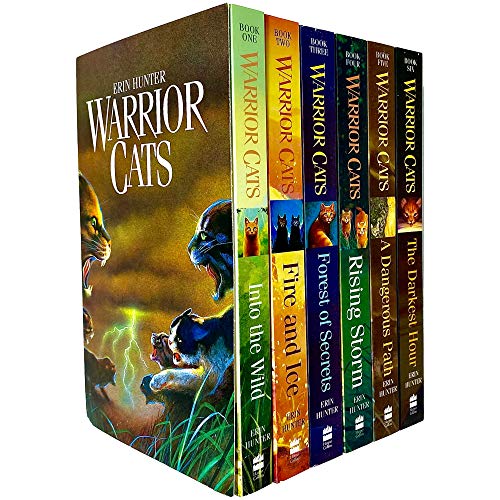 Erin Hunter's Warriors Series (#1-6) : Into the Wild - Fire and Ice - Forest of Secrets - Rising Storm - A Dangerous Path - The Darkest Hour (Children Book Sets : Grade 4 and Up) by Erin Hunter (2005-08-02)