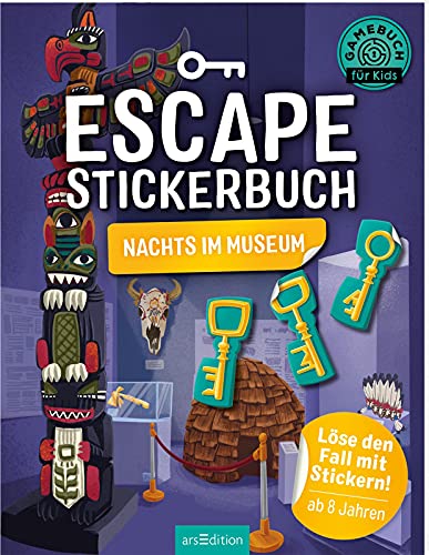Escape-Stickerbuch - Nachts im Museum: Löse den Fall mit Stickern!