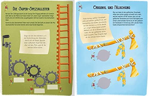 Escape-Stickerbuch - Nachts im Museum: Löse den Fall mit Stickern!