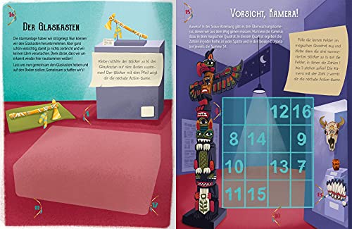 Escape-Stickerbuch - Nachts im Museum: Löse den Fall mit Stickern!