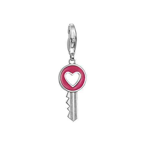 Esprit señorías Charm 925 Plata/colour rosa corazón Key ESCH91021A