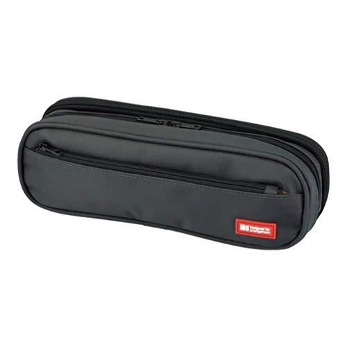 Estuche para bolígrafo de laboratorio LIHIT, color negro Double: 9.4 x 2.4 x 3"