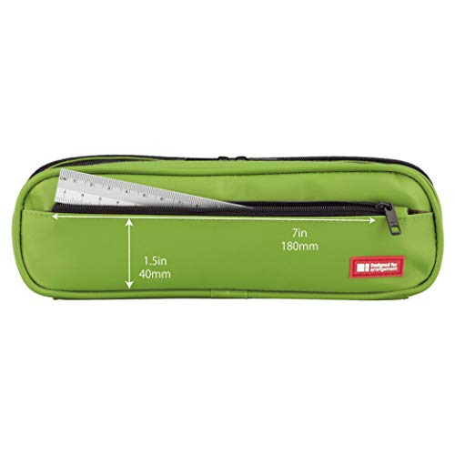 Estuche para bolígrafo de laboratorio LIHIT, color negro Double: 9.4 x 2.4 x 3"