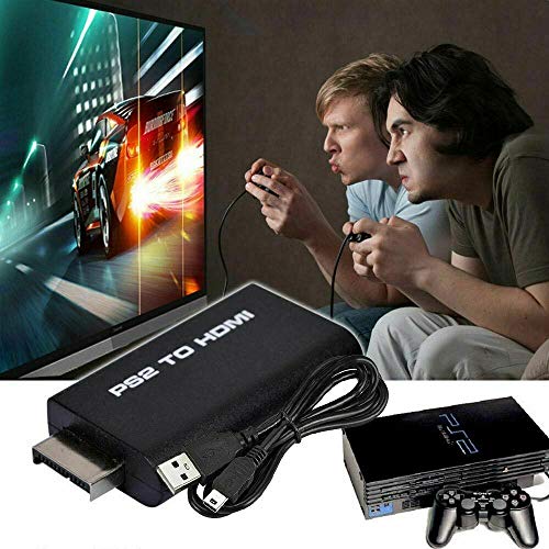 ETbotu - Adaptador de Cable Adaptador para Sony Playstation 2 PS2 a HDMI HD