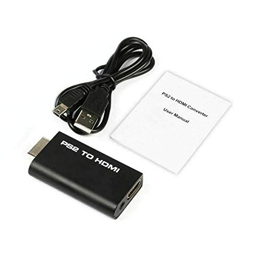 ETbotu - Adaptador de Cable Adaptador para Sony Playstation 2 PS2 a HDMI HD