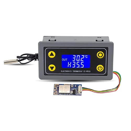 EWAT Temp Control Thermostat App Remote Control Digital Temperature Switch Controller Heating/Cooling Mode Data Storage Smart thermostats for Home