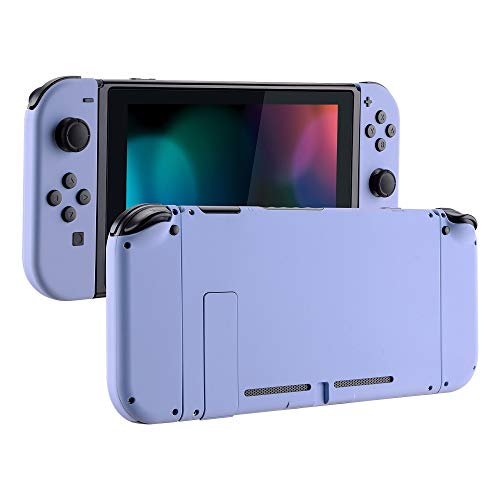 eXtremeRate Carcasa para Nintendo Switch,Funda Completa para Nintendo Switch Consola Joy-con Control Shell de Bricolaje reemplazable con Botón Completo (Violeta Claro)