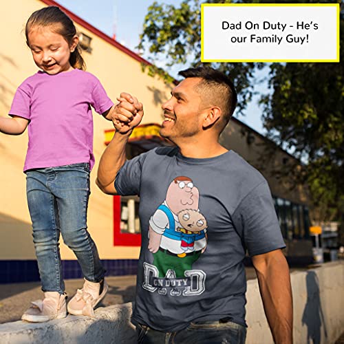 Family Guy Papá en Servicio Camiseta para Hombre Indigo Blue XL