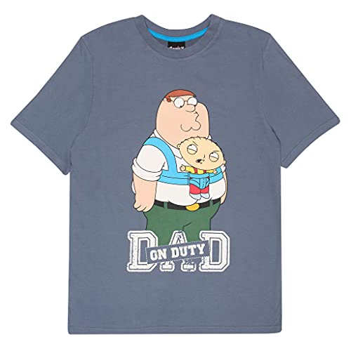 Family Guy Papá en Servicio Camiseta para Hombre Indigo Blue XL