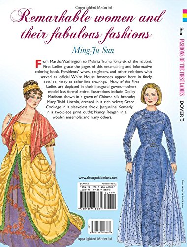 Fashions of the First Ladies (Dover Fashion Coloring Book)