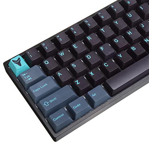 Feixunfan Keycaps 118 Keys Shark KeyCap Set Cherry Perfil Pbjon Tecla De Sublimación para Teclado para Juegos (Color : Azul, Size : 118 Keys)