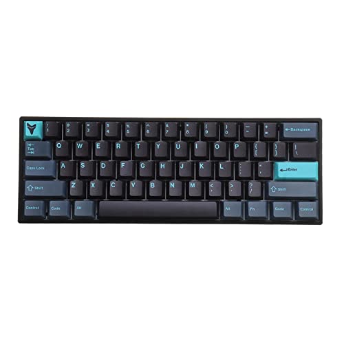 Feixunfan Keycaps 118 Keys Shark KeyCap Set Cherry Perfil Pbjon Tecla De Sublimación para Teclado para Juegos (Color : Azul, Size : 118 Keys)