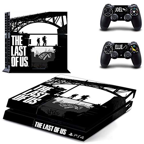 FENGLING Game The Last Of Us PS4 - Adhesivo de vinilo para consola Sony Playstation 4 y 2 mandos PS4 Skins