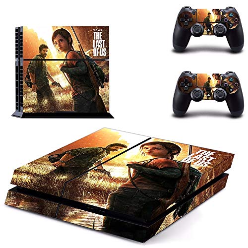 FENGLING Game The Last Of Us PS4 - Adhesivo de vinilo para consola Sony Playstation 4 y 2 mandos PS4 Skins