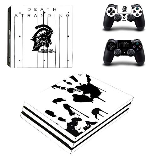 FENGLING Kojima Game Death Stranding Ps4 Pro Skin Sticker Calcomanía para Sony Playstation 4 Consola y Controladores Ps4 Pro Skin Sticker