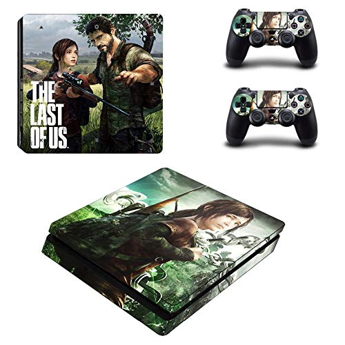 FENGLING The Last of Us Part 2 Ps4 Slim Skin Sticker Calcomanía para Playstation 4 Consola y Controlador Skin Ps4 Slim Skins Sticker Vinilo